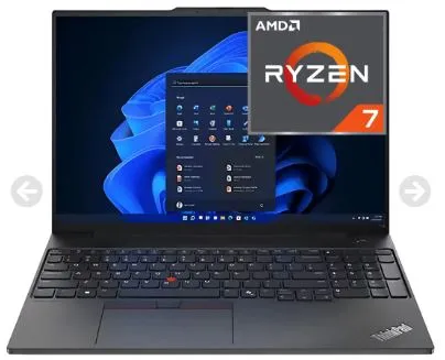 Lenovo Thinkpad E16 Gen 1  Procesador: Ryzen 77730u 