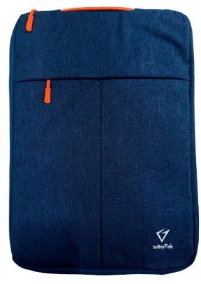 ESTUCHE PARA LAPTOP MALETIN 15.6" INFINYTEK CON BOLSILLO - AZUL